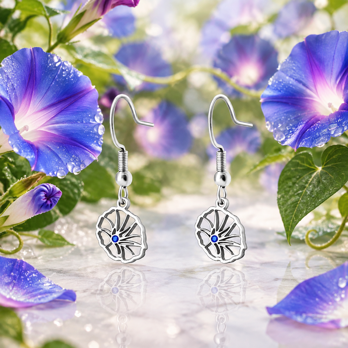 Birth Month Flower Earrings