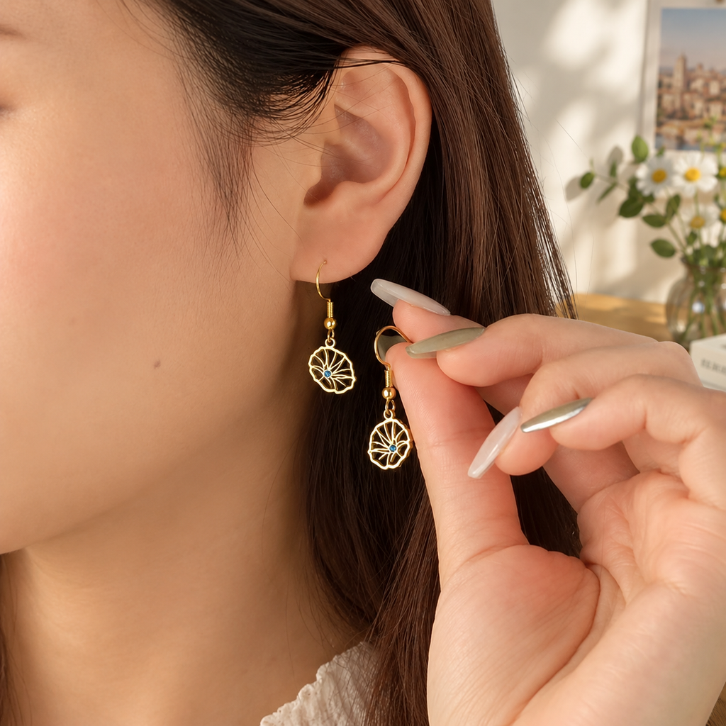 Birth Month Flower Earrings