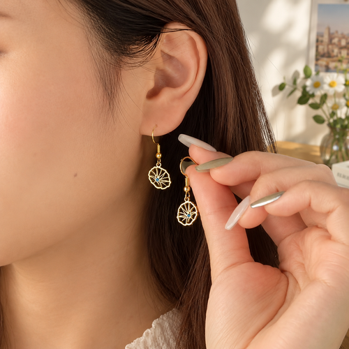 Birth Month Flower Earrings