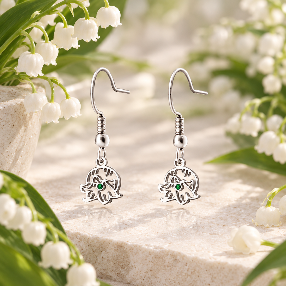 Birth Month Flower Earrings